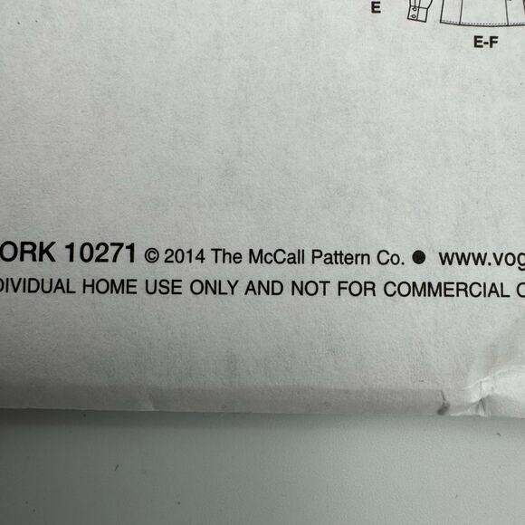 Vintage 1988 Vogue Ralph Lauren UNCUT Sewing Pattern 2136 Pants, Skirt  6, 8, 10 - Picture 5 of 6